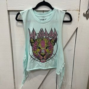 Def Leppard graphic tank